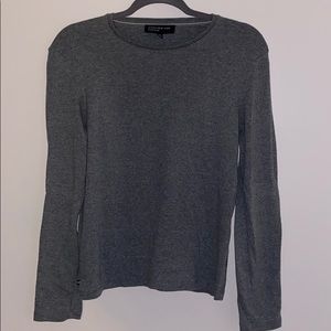 Jones New York Grey Long Sleeve 100% Cotton